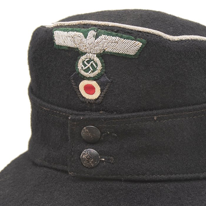 SJH65 Exceptionally rare Heer Panzer officer's M43 cap — image 9