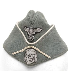 HEM4 Waffen-SS M40 overseas cap for an Infanterie officer