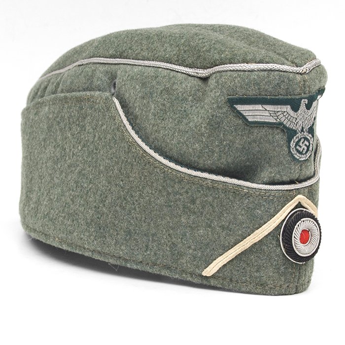 HJS50 Heer Infanterie officer's overseas cap — image 6