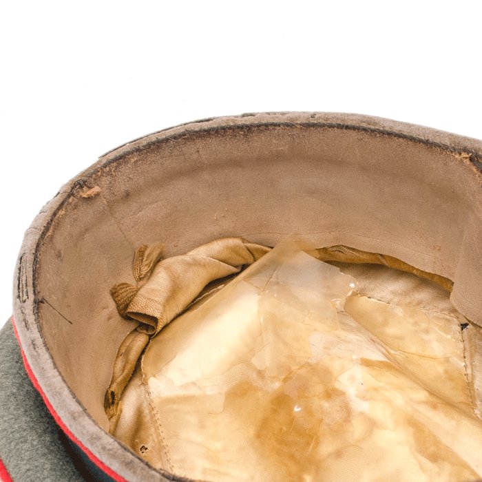 LMH1 Heer Artillerie officer 'crusher' style visored cap — image 13