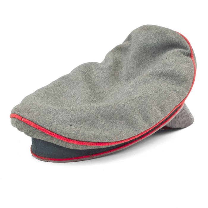 LMH1 Heer Artillerie officer 'crusher' style visored cap — image 8