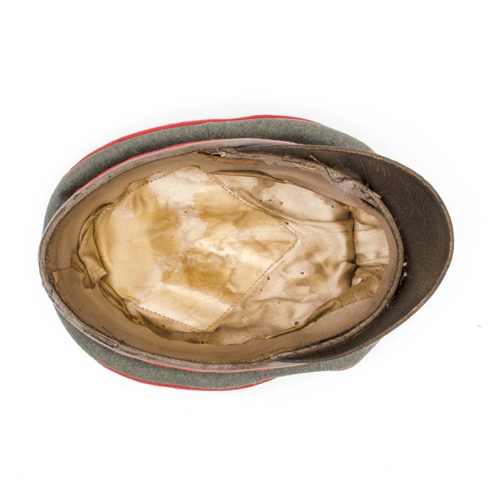 LMH1 Heer Artillerie officer 'crusher' style visored cap — image 9