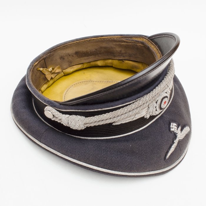 SWH2 Splendid Erel made Luftwaffe officer's visored cap — image 9