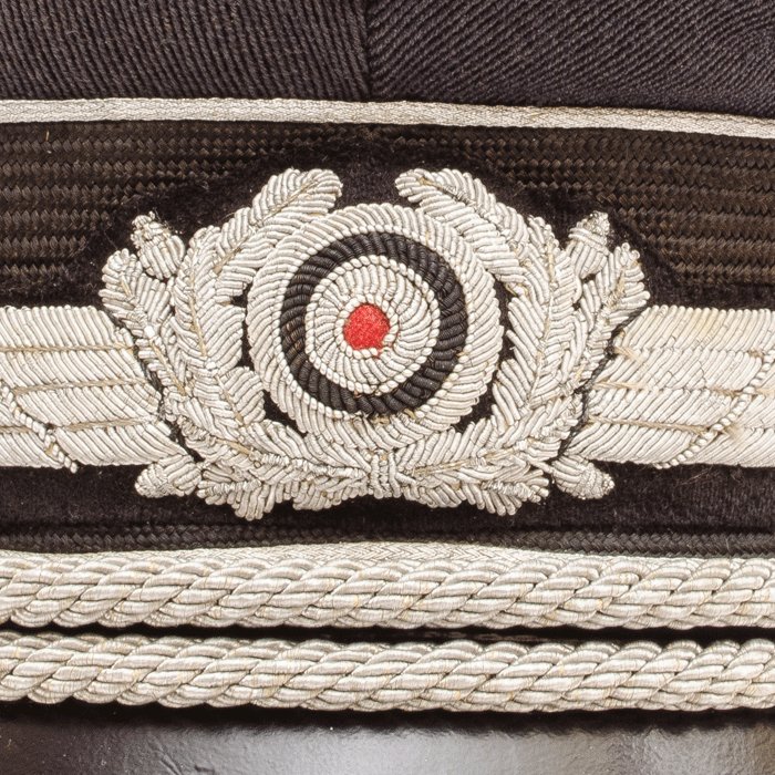 SWH2 Splendid Erel made Luftwaffe officer's visored cap — image 5