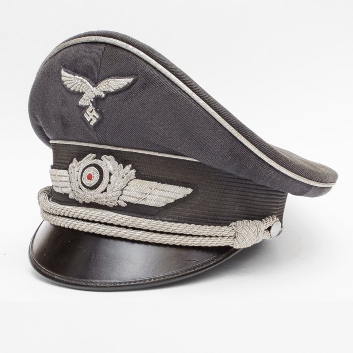 SWH2 Splendid Erel made Luftwaffe officer's visored cap — image 6