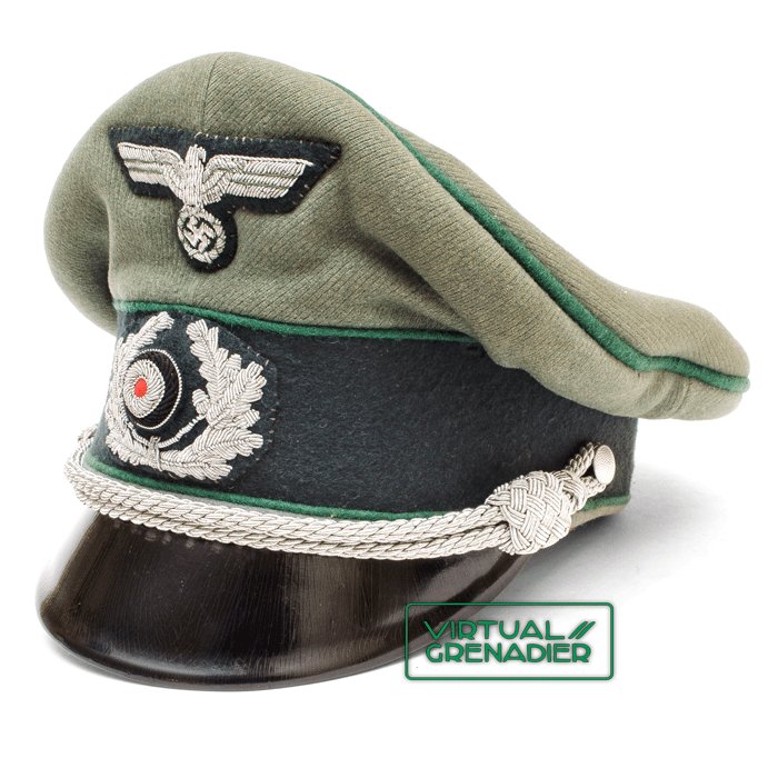 ODH3 Later quality Erel visored cap for Heer Jäger officer — image 2