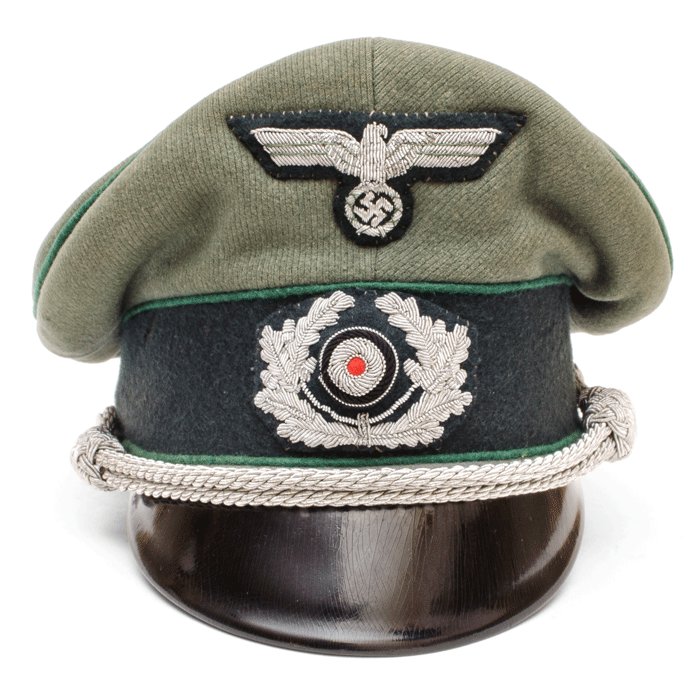 ODH3 Later quality Erel visored cap for Heer Jäger officer — image 4