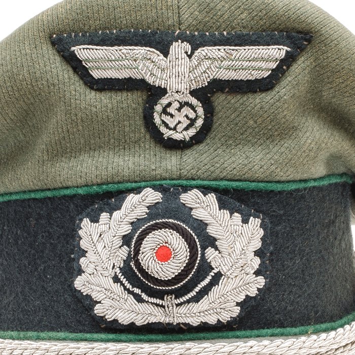 ODH3 Later quality Erel visored cap for Heer Jäger officer — image 5