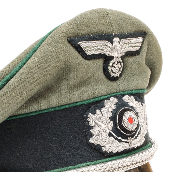 ODH3 Later quality Erel visored cap for Heer Jäger officer — image 7