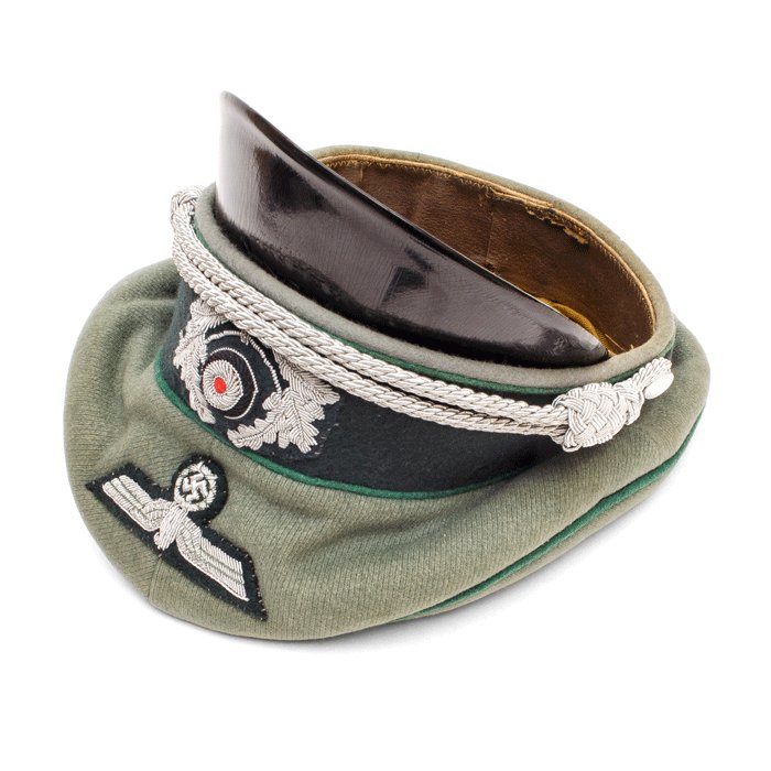 ODH3 Later quality Erel visored cap for Heer Jäger officer — image 8