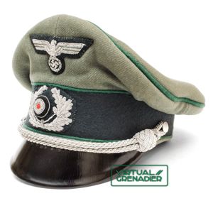 ODH3 Later quality Erel visored cap for Heer Jäger officer