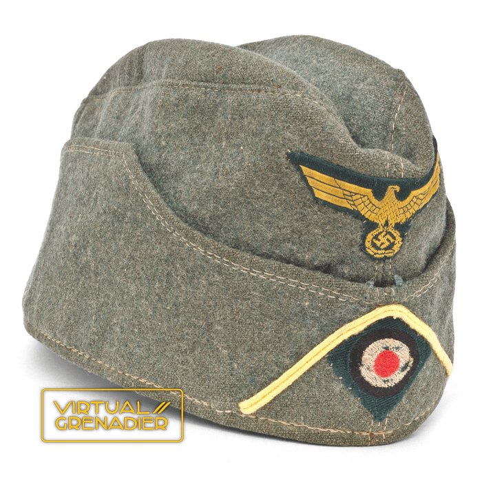 41A3F Early Kriegsmarine coastal artillery EM overseas cap — image 2