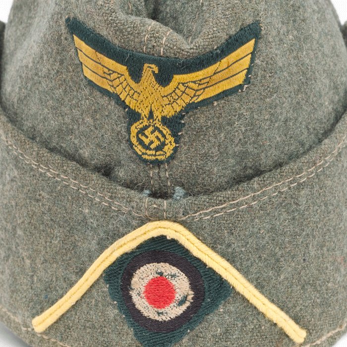 41A3F Early Kriegsmarine coastal artillery EM overseas cap — image 5