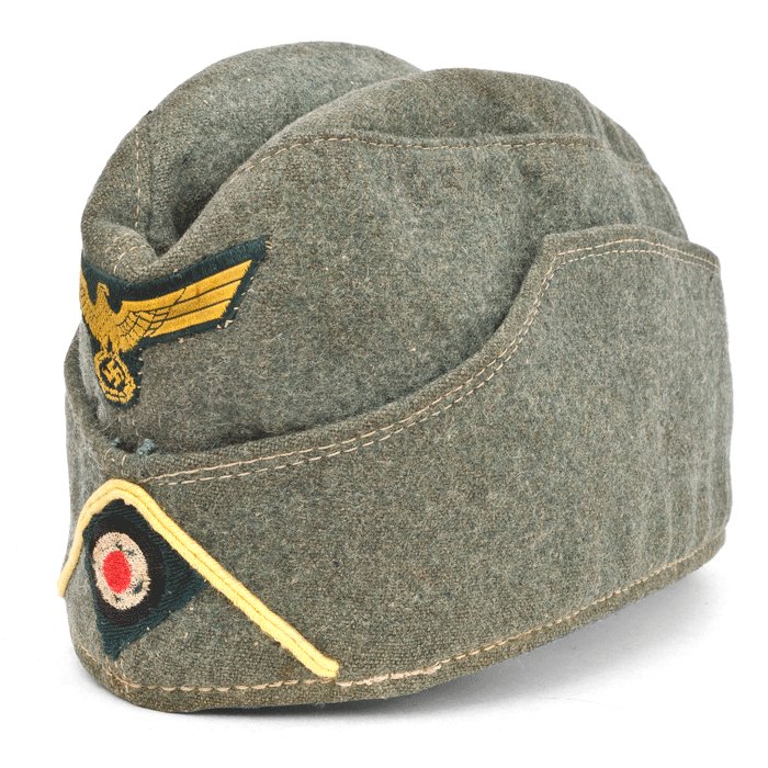 41A3F Early Kriegsmarine coastal artillery EM overseas cap — image 6