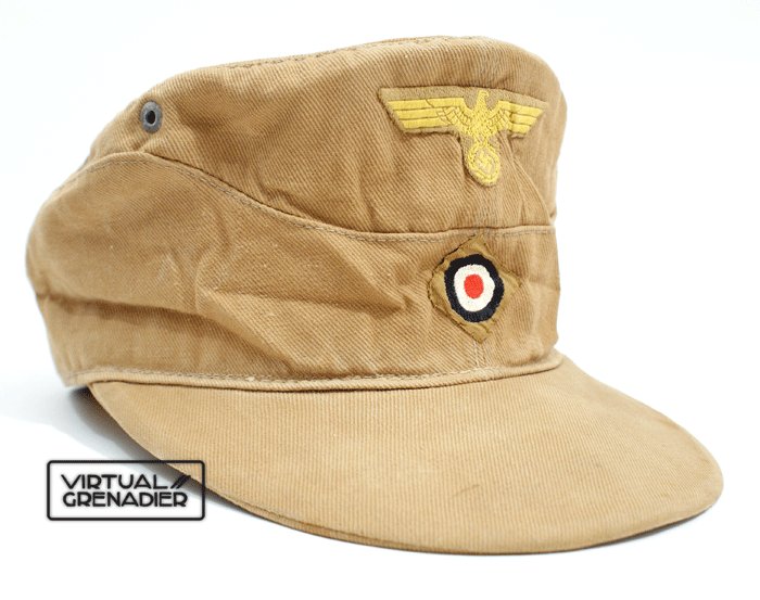 Kriegsmarine tropical issue EM service cap — image 2