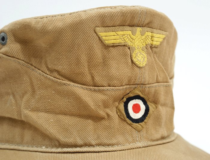 Kriegsmarine tropical issue EM service cap — image 3