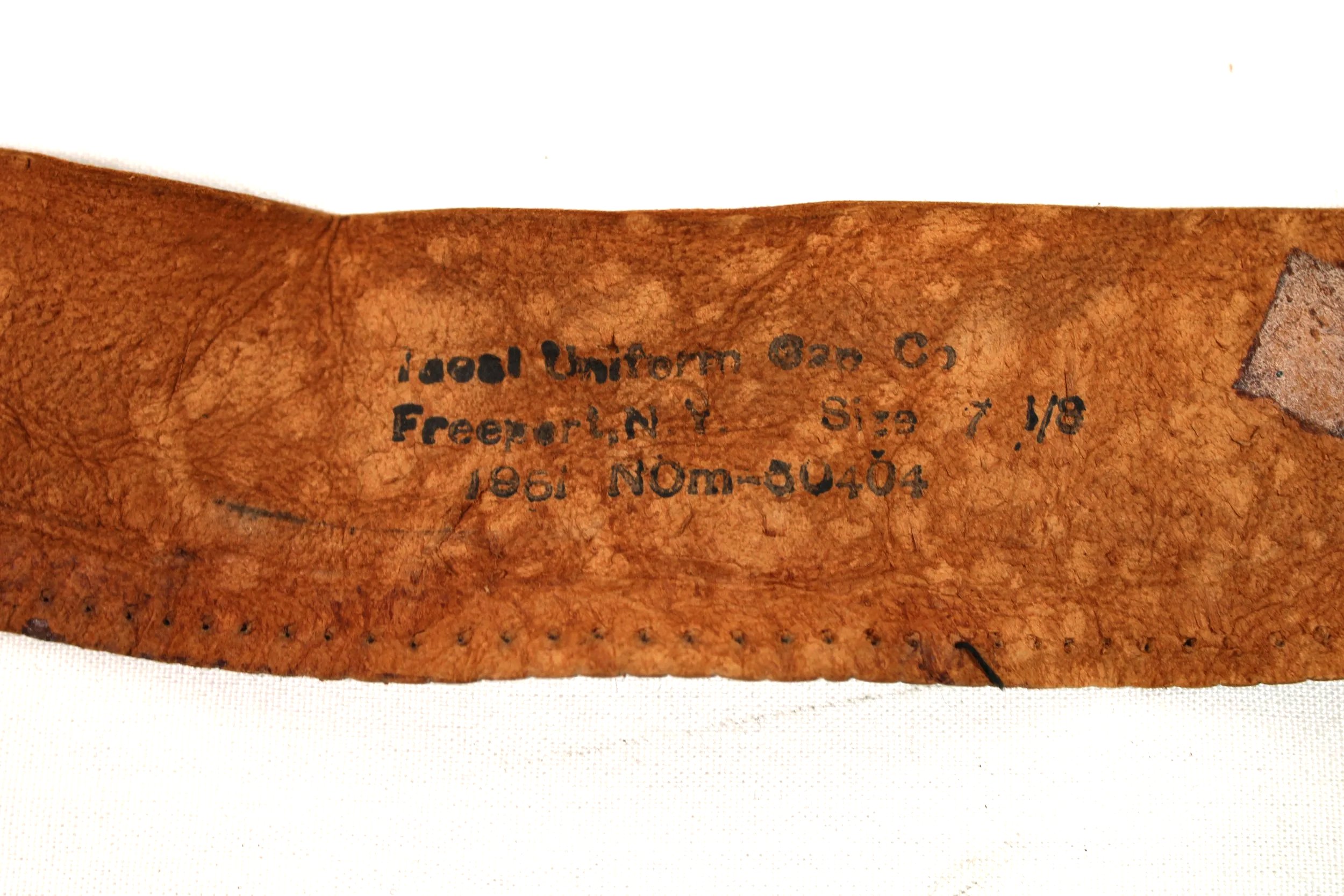 Vietnam War USMC US Marine Corps 1961 Visor Cap ( Named & Unit Marked ) — image 12