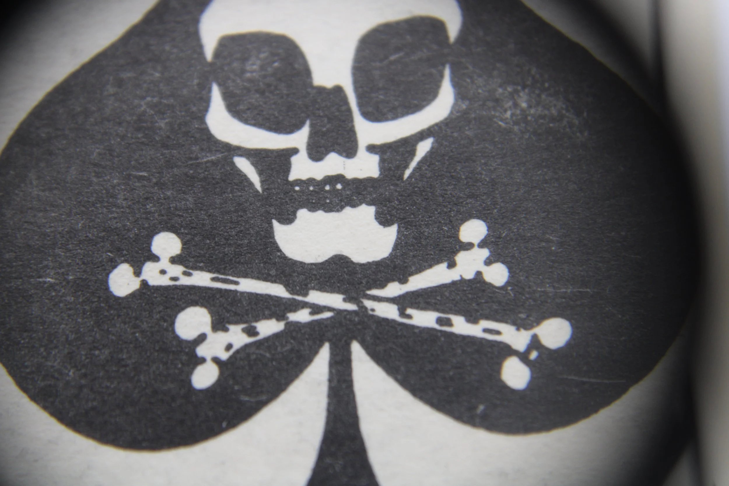 Vietnam War Original 'DEATH CARD' Ace Of Spades — image 3