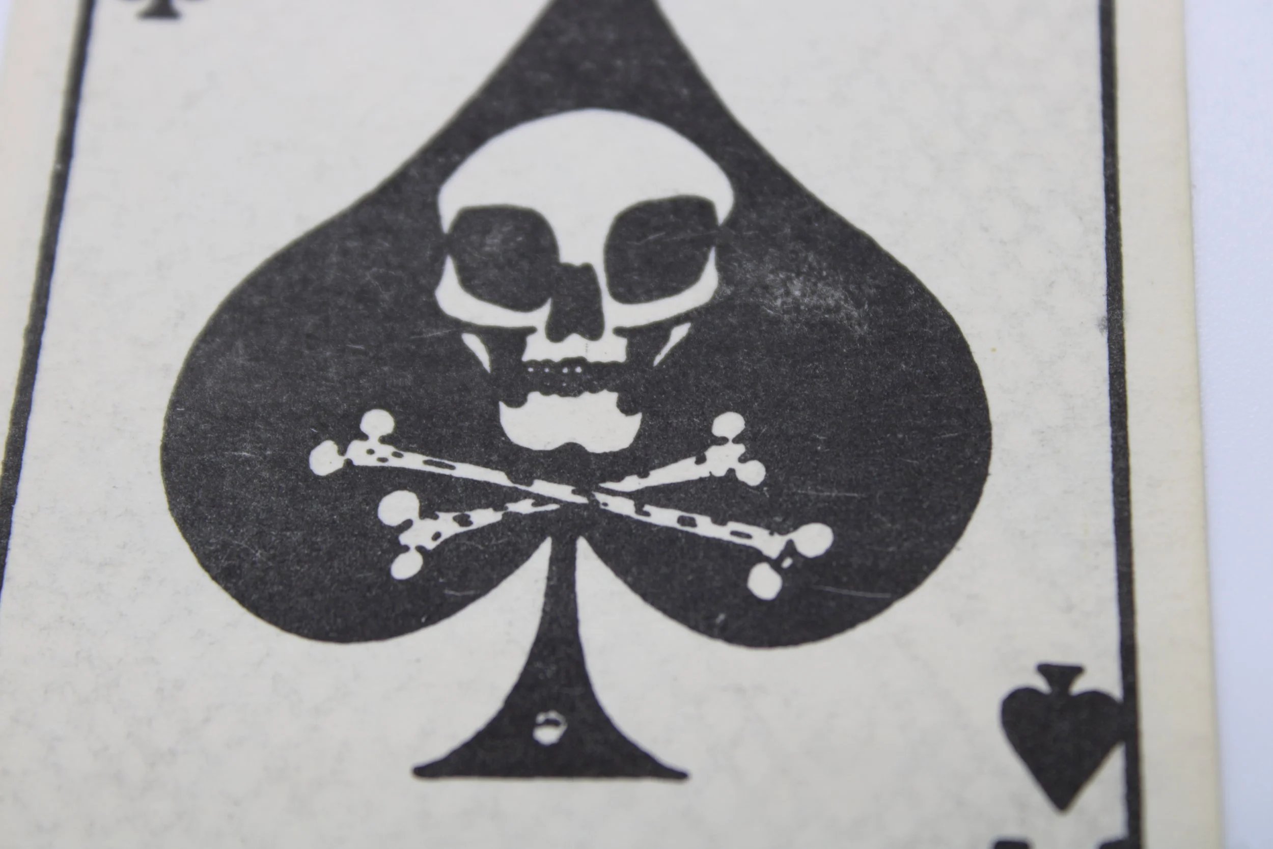 Vietnam War Original 'DEATH CARD' Ace Of Spades — image 4