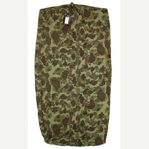 1960's / 70's Frogskin Camouflage Laundry / Coat Bag