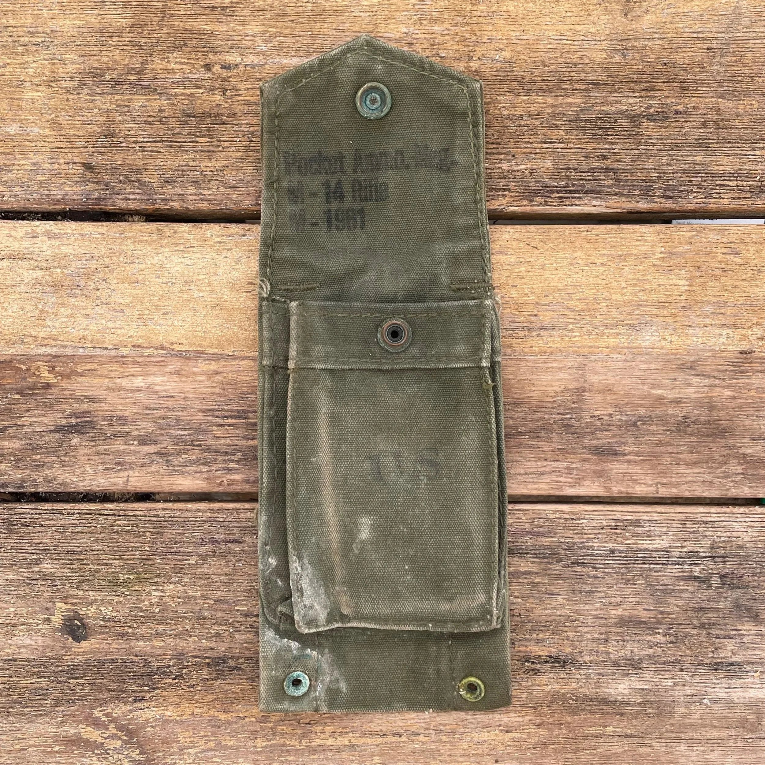 M14 Short Magazine Pouch 1961 Original Vietnam War — image 3