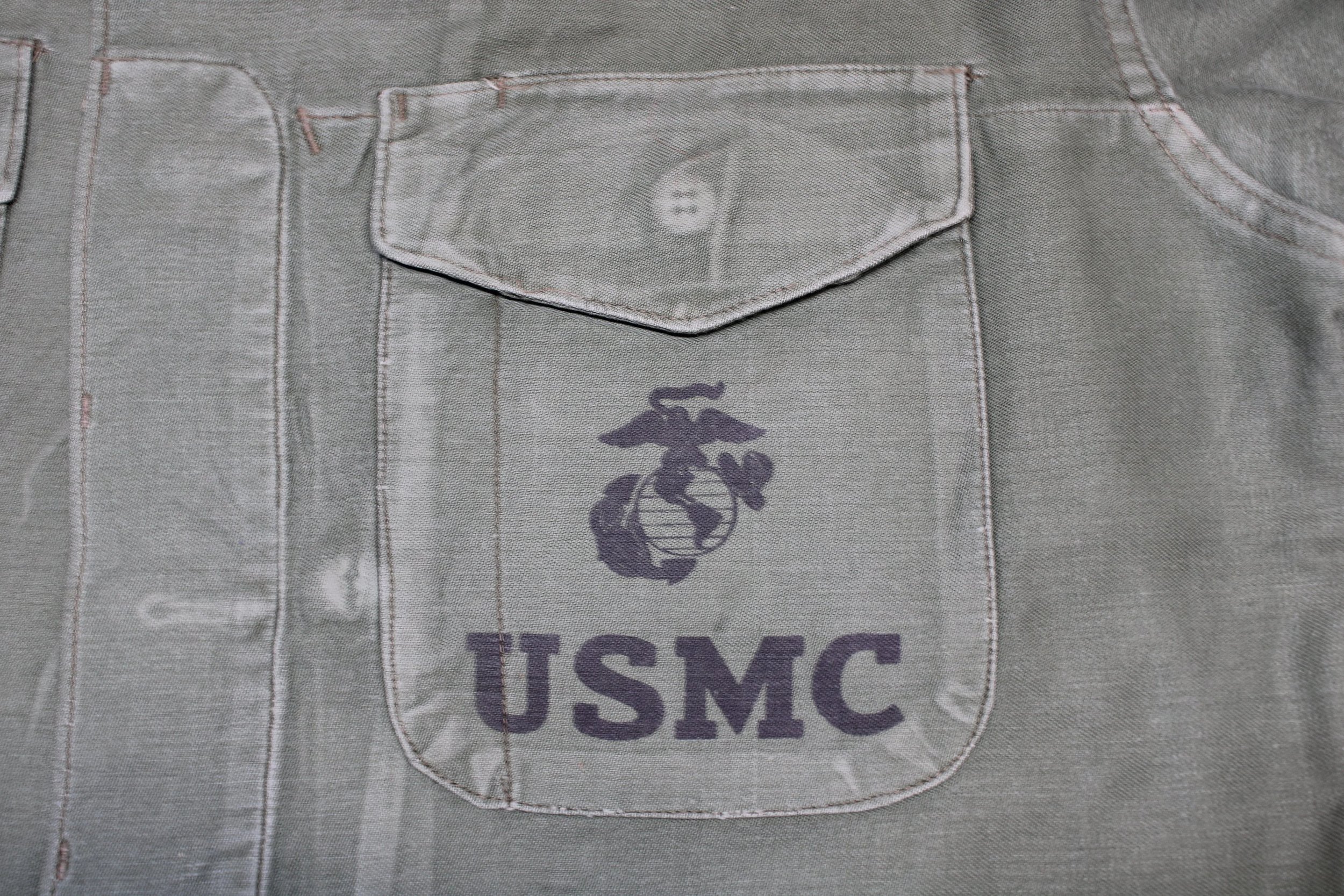 Vietnam War Marine Corps Utility Shirt P56 USMC (Named) Lieutenant Colonel Possible KIA — image 4