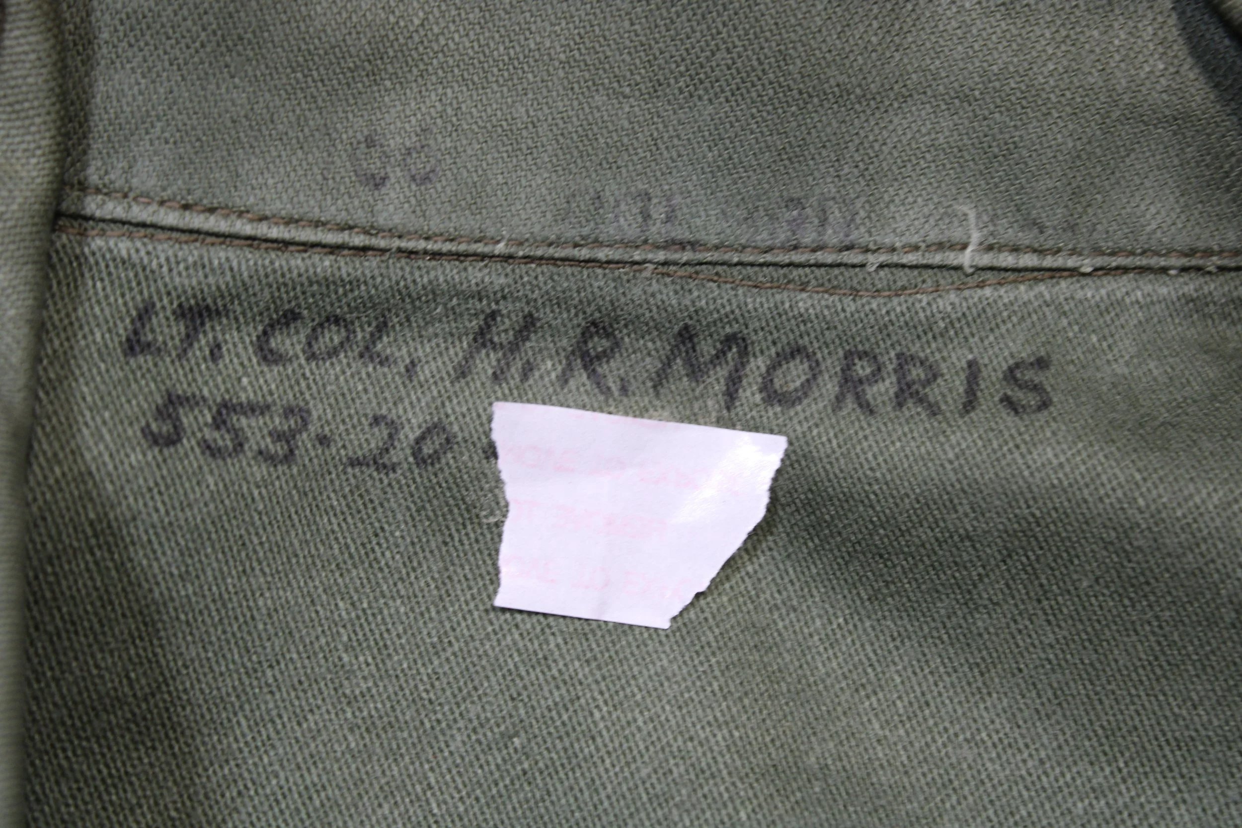 Vietnam War Marine Corps Utility Shirt P56 USMC (Named) Lieutenant Colonel Possible KIA — image 7