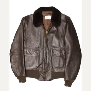 USN G-1 Bomber / Flight Jacket Size 42 1986