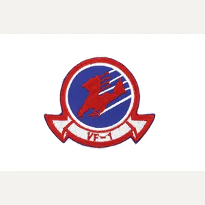 Fighter Squadron 1 (VF-1) 'The Wolfpack' squadron Top Gun Patch
