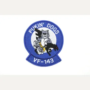 VF-143 Pukin' Dogs F-14 US Navy Fighter Squadron Patch
