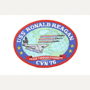 USS RONALD REAGAN CVN-76 Aircraft Carrier Patch (Iron On)