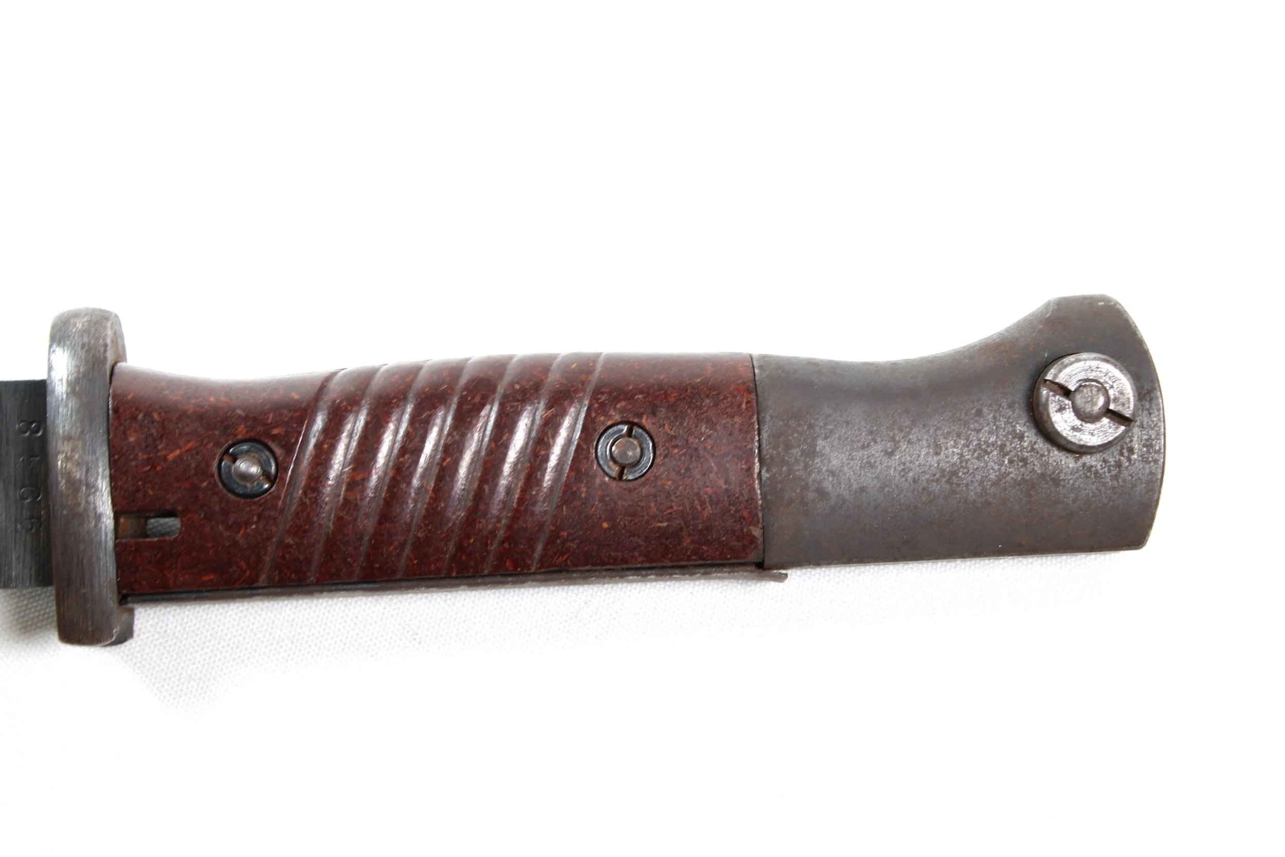 Original WW2 German Non Matching Late War 44 Marked K98 Bayonet — image 11