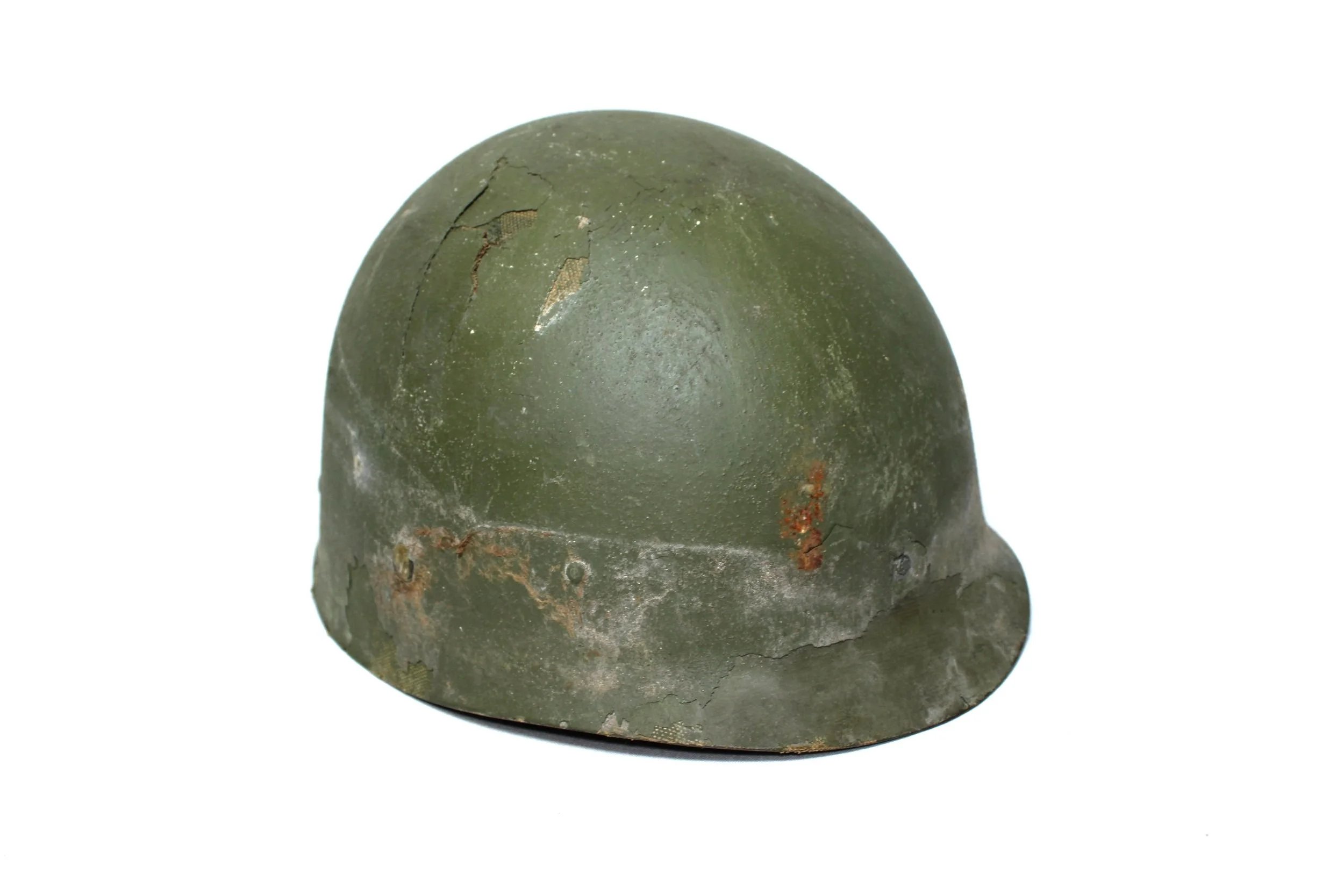 Souvenir Vietnam War 'Luc Luong Dac Biet' LLDB (Vietnamese Special Forces) Tiger Stripe M1 Helmet — image 12