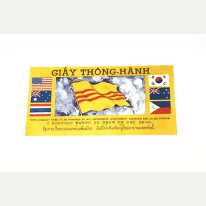 VIETNAM WAR Safe Conduct Pass Giay Thong-Hanh (Mint)