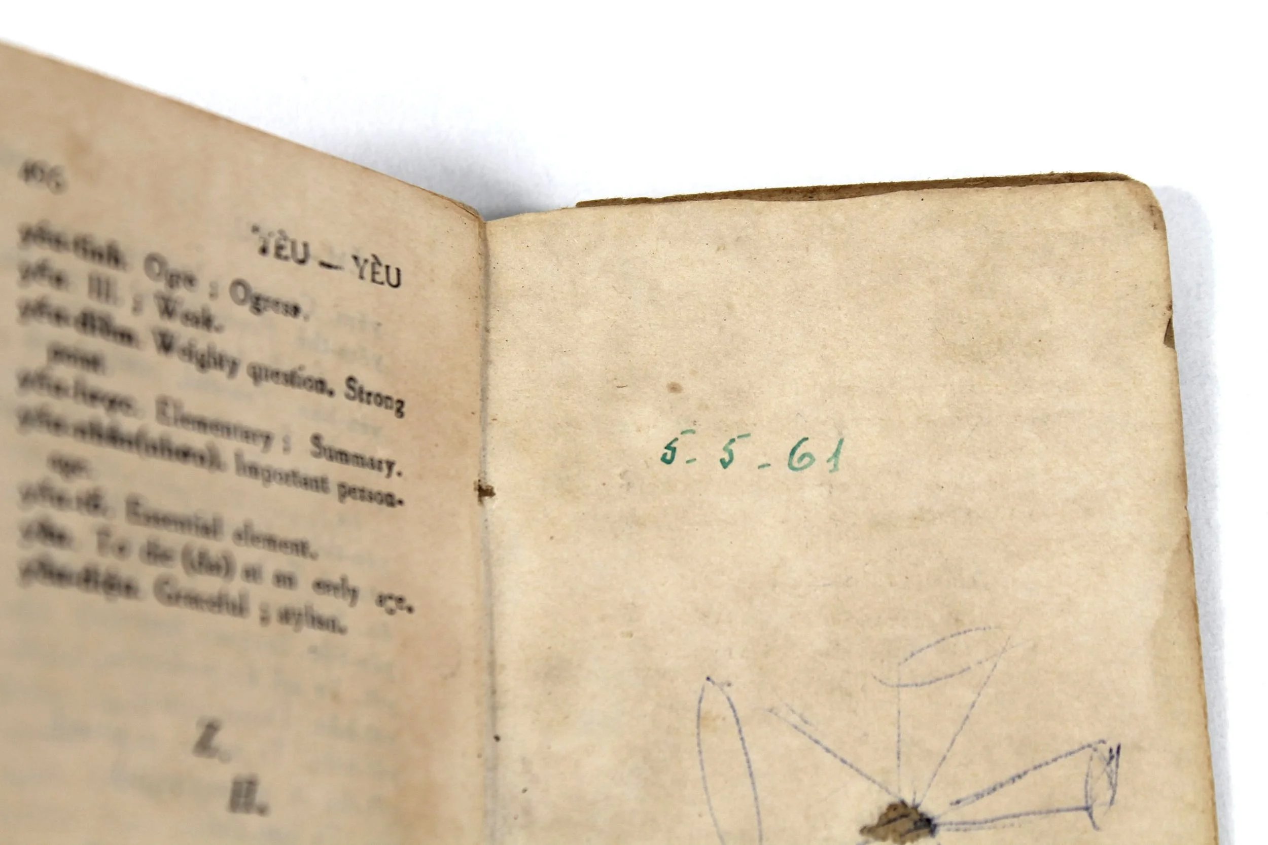 Vietnam War Very Rare Vietnamese - English pocket Dictionary 1956 — image 3