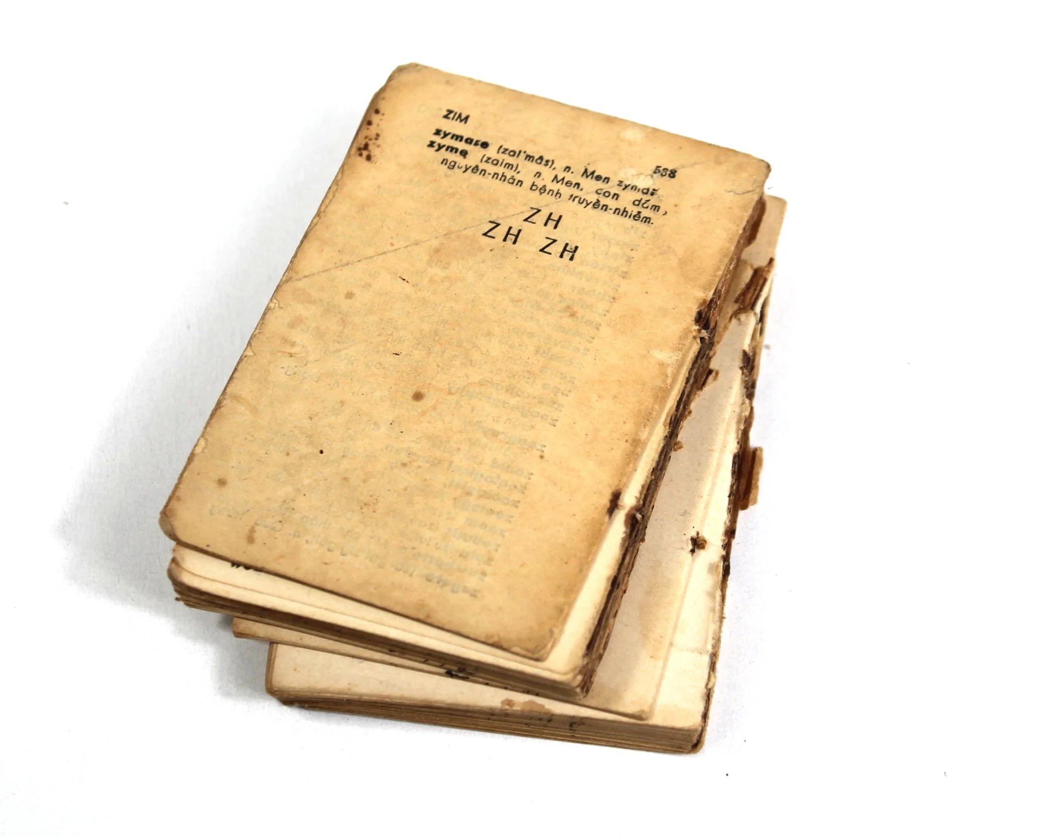 Vietnam War Very Rare Vietnamese - English pocket Dictionary 1956 — image 3