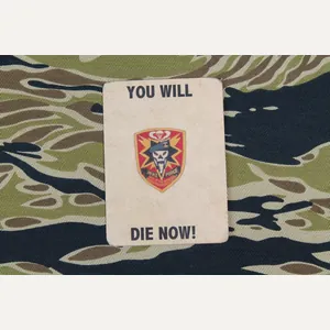 Vietnam War Original NVA / VIETCONG Death Card 'YOU WILL …