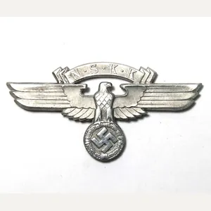 WW2 German Second Pattern NSKK Original Service Kepi Cap Eagle