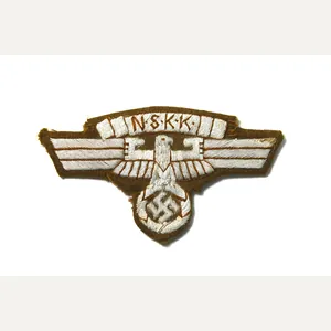 WW2 German NSKK Officers Bullion Tunic Sleeve Eagle