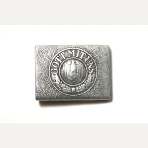 WW2 German Heer Aluminum Belt Buckle