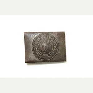 WW2 German Heer Steel Belt Buckle