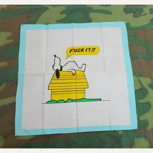 Vietnam War snoopy fuck it!! handkerchief Special Forces MACV SOG