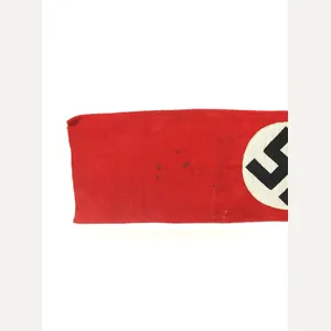 WW2 NSDAP GREATCOAT PARTY ARMBAND WITH RZM TAG