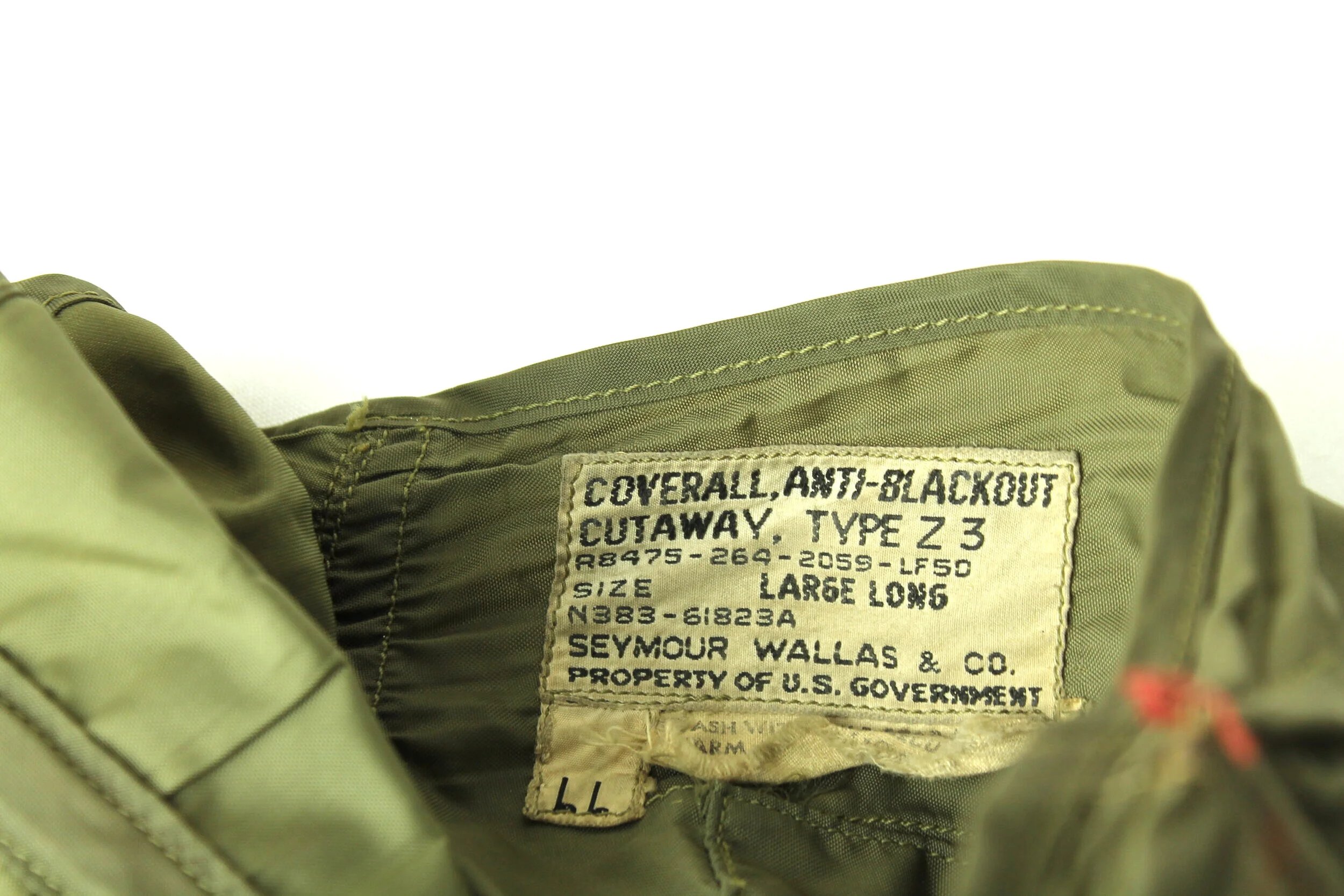 VIETNAM WAR USN JET PILOT Z-3 ANTI-BLACKOUT ANTI-G SUIT NAMED — image 5