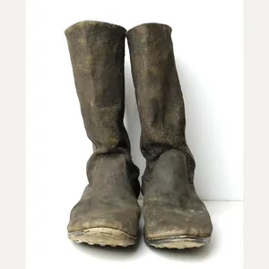 REPRODUCTION MARSCHSTIEFEL M1866 KNOBELBECHER BLACKEND GERMAN JACKBOOTS