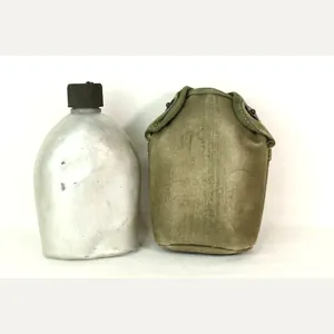 US EARLY WW2 CANTEEN COVER AND POST WAR CANTEEN