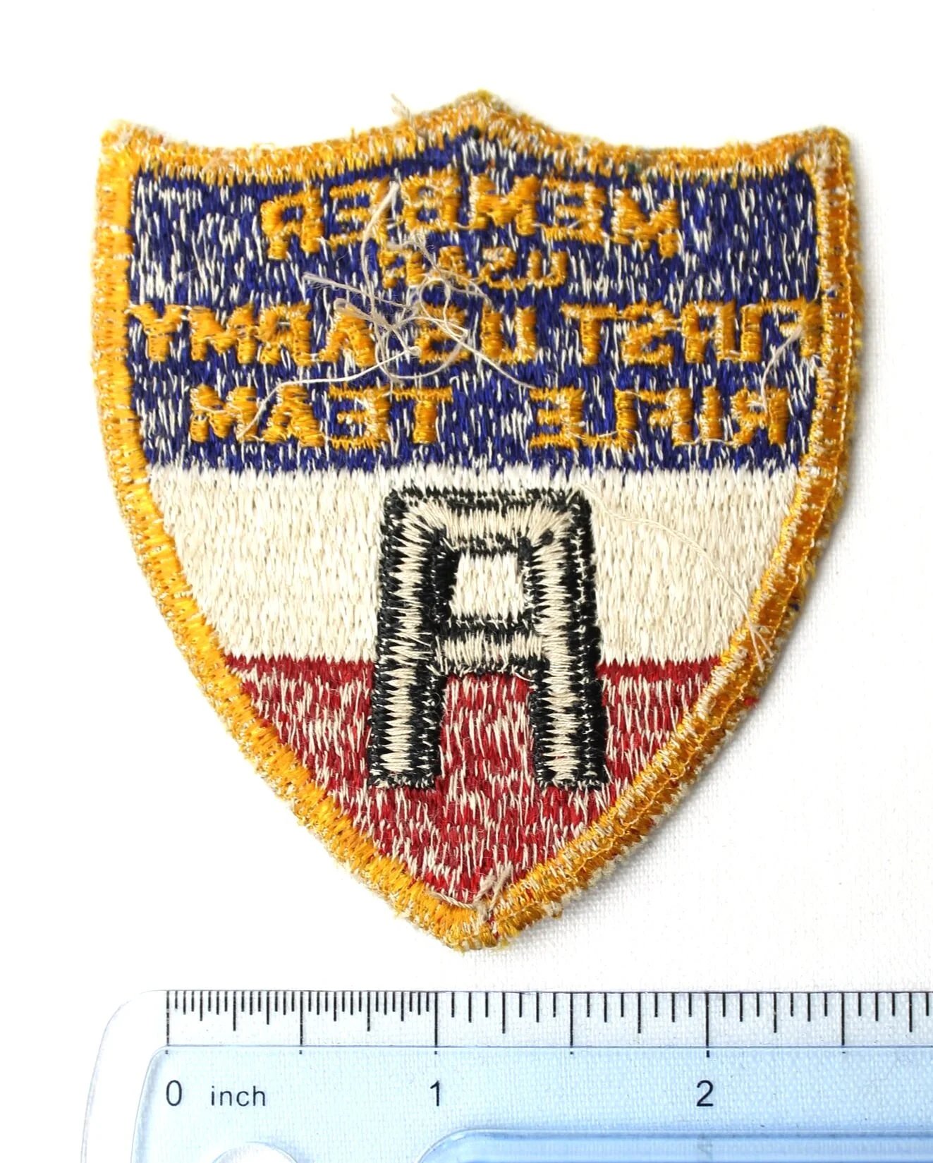 Member USAR First US Army Rifle Team Patch 1955 Post Korean War — image 2