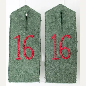 Reproduction WWI GERMAN M1907 M1915 TUNIC 16TH REGIMENT SHOULDER BOARDS