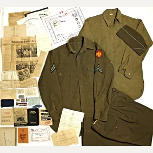 ID'd 45th Infantry Division Army Personal Battle Hero Lot WW2 …