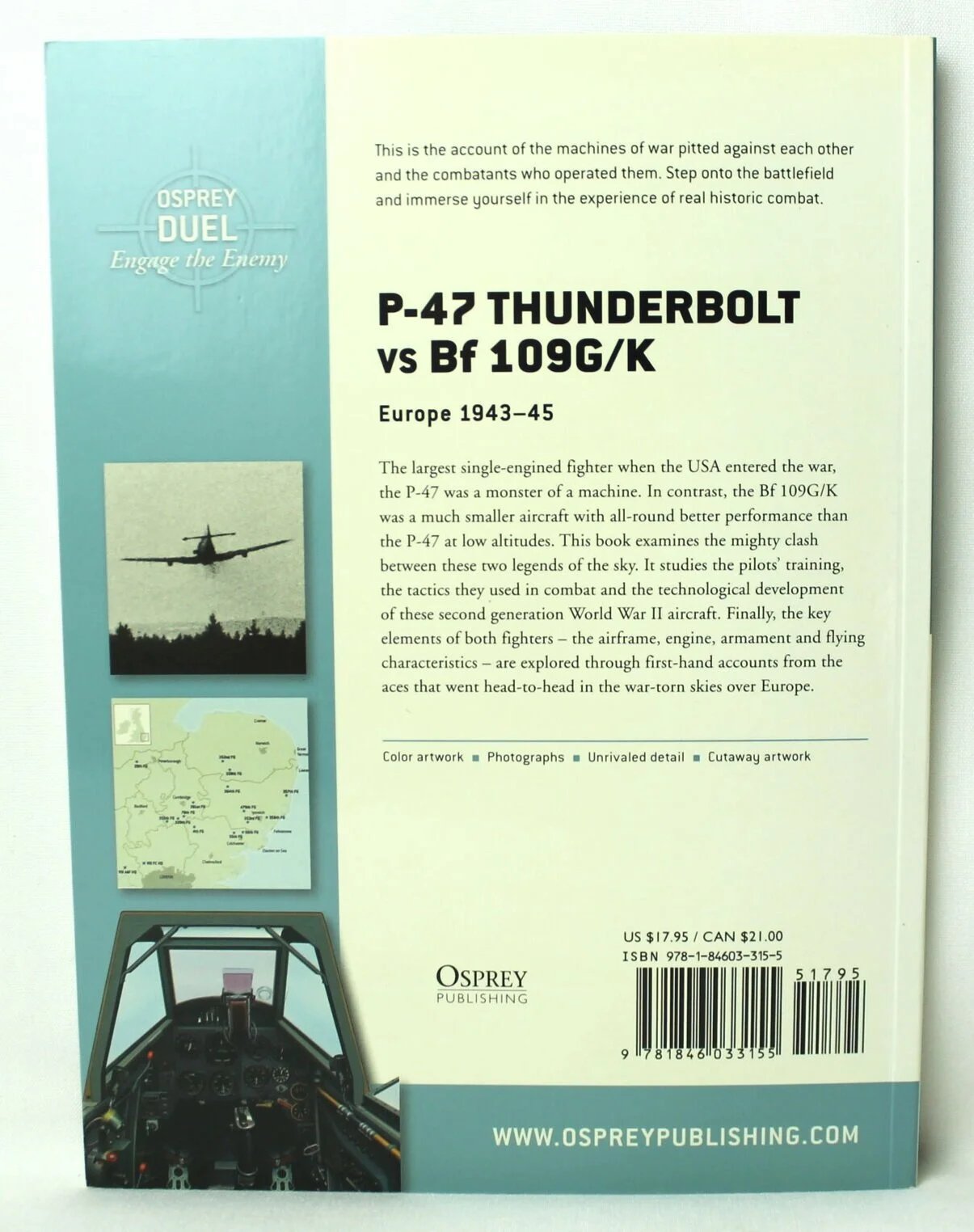 Duel 11- P-47 Thunderbolt vs Bf 109G/K: Europe 1943-45 by Martin Bowman — image 2